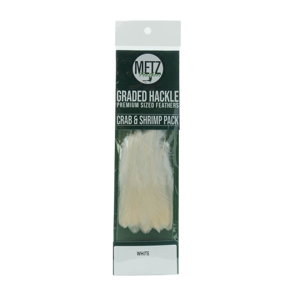 Umpqua / Metz Hackle Crab and Shrimp Pack in White